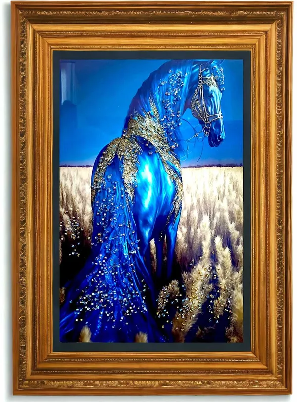 SUNINOW_Embossed_18_inch_x_12_inch_Painting_(With_Frame)