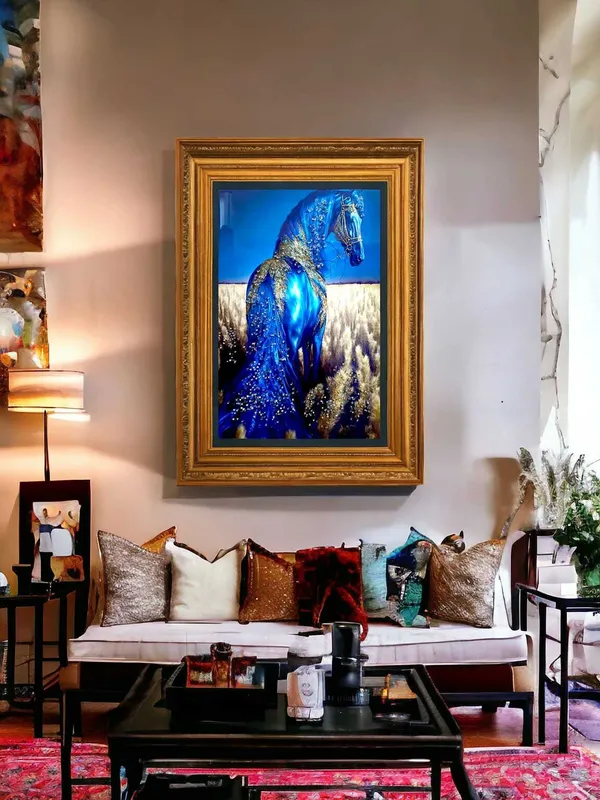 SUNINOW_Embossed_18_inch_x_12_inch_Painting_(With_Frame)