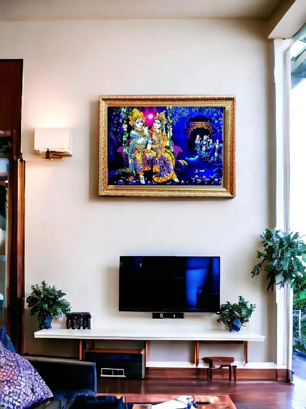 SUNINOW_Radha_krishna_Religious_Frame