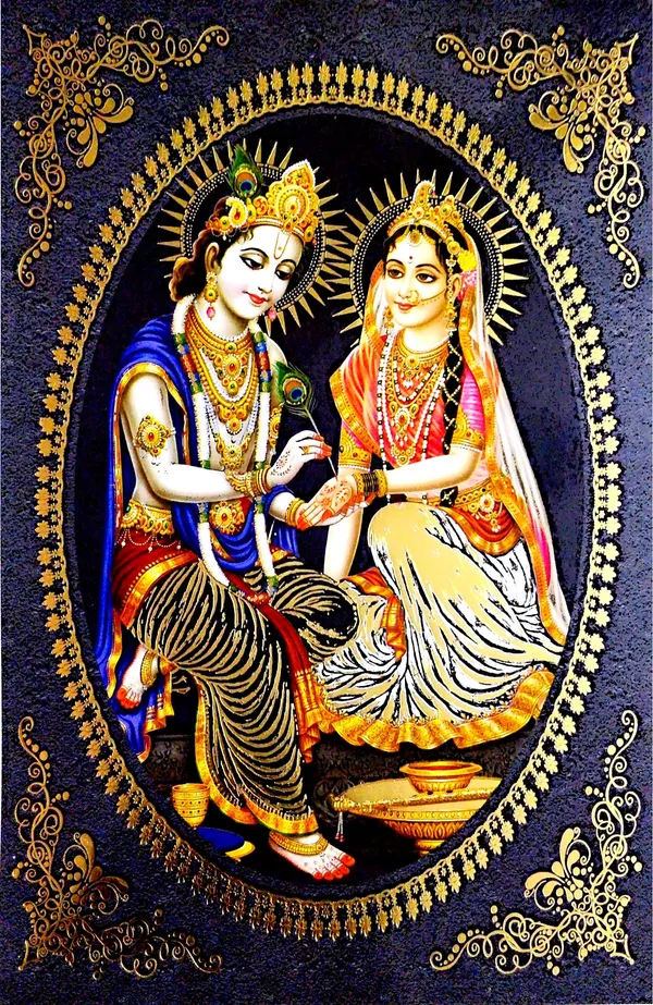 Photo_&_Frame_Radha_Krishna