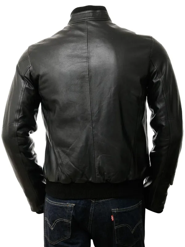 BAG_JACK_-_A_Superb_Sheep_Nappa_100%_Leather_Bomber_Jacket._(Black,_46)