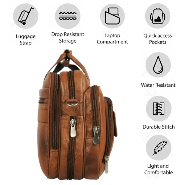 100%_Pure_Brown_Leather_Laptop_Shoulder_Bag