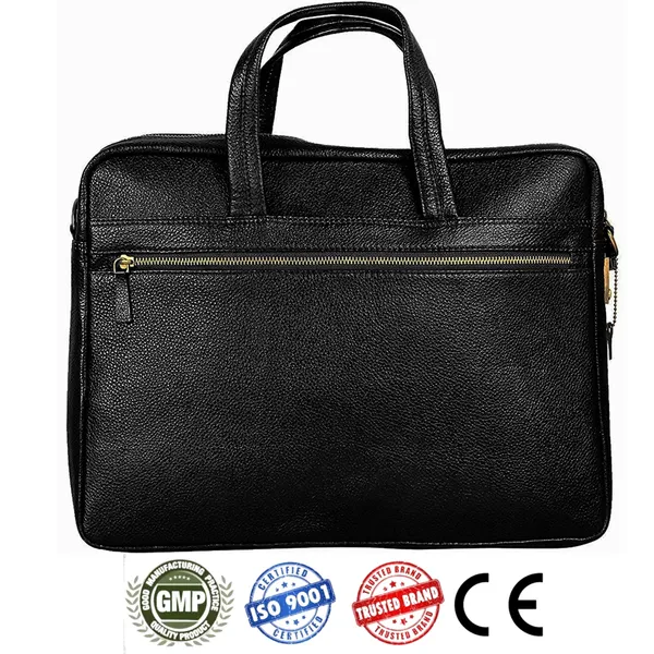 100%_Pure_Leather_Black__Laptop_Bag_(3_Years_warranty)