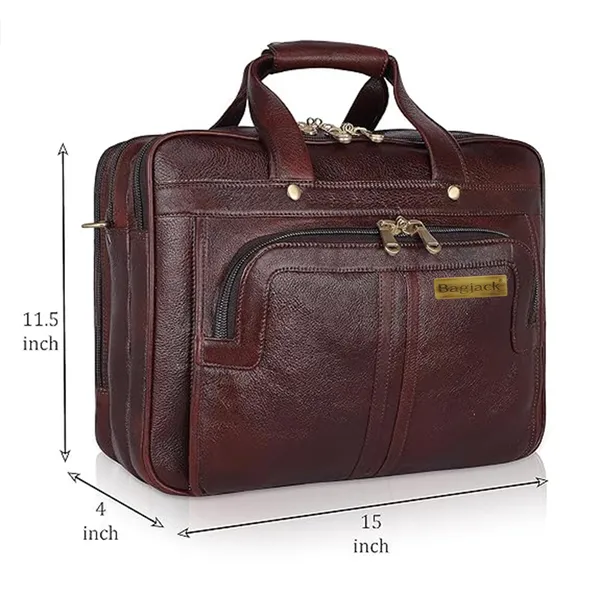 BAG_JACK_Leather_Laptop_Bag_Fits_16_Inch_Laptops_-_Adjustable_Shoulder_Strap