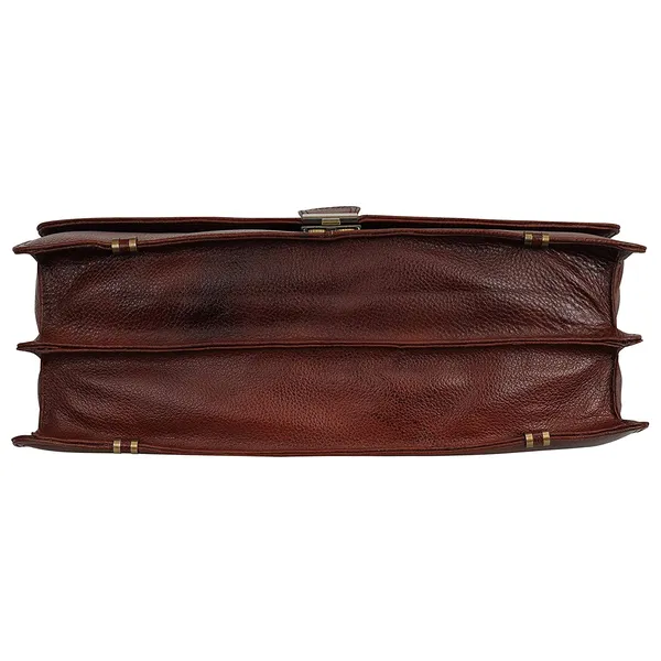 100%_Pure_Leather_Brown_Laptop_Bag_for__Men/Women_(3_Years_warranty)
