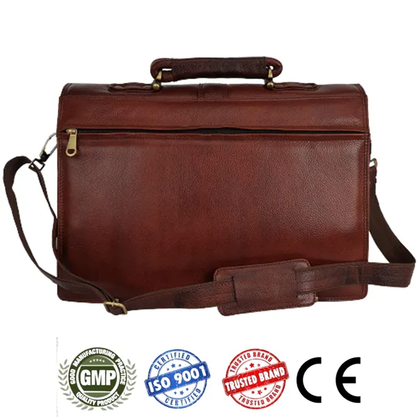 100%_Pure_Leather_Brown_Laptop_Bag_for__Men/Women_(3_Years_warranty)