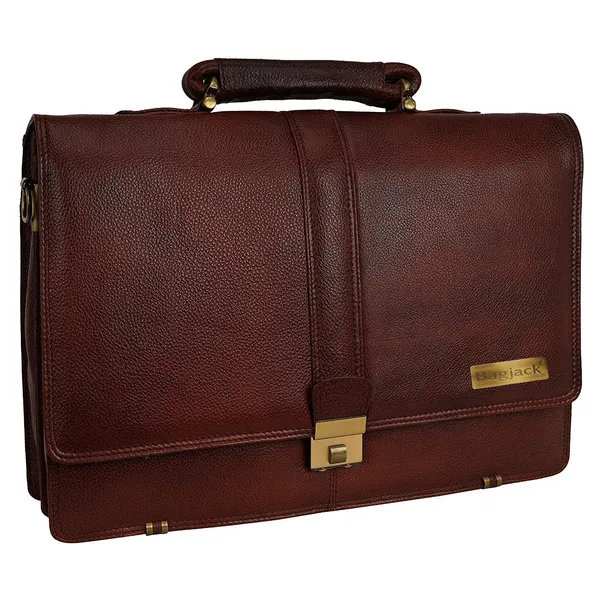 100%_Pure_Leather_Brown_Laptop_Bag_for__Men/Women_(3_Years_warranty)