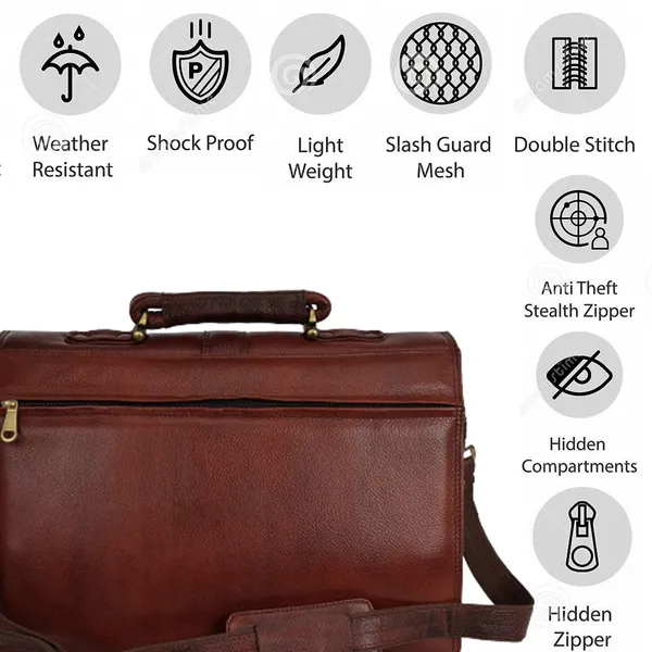 100%_Pure_Leather_Brown_Laptop_Bag_for__Men/Women_(3_Years_warranty)