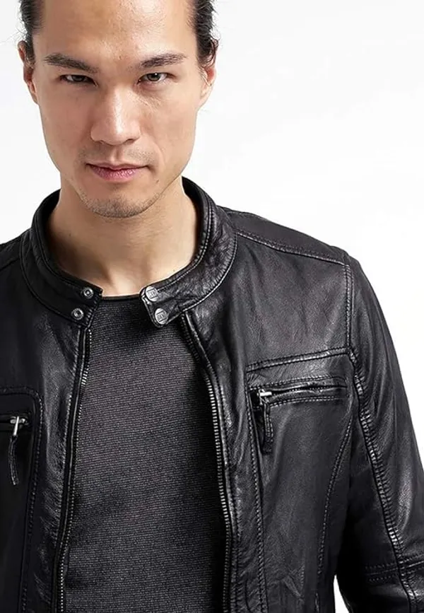 BAG_JACK_-_Clean-Cut_Classic_with_Cool,_Eye-Catching_Detailing_Sheep_Nappa_Leather_Jacket