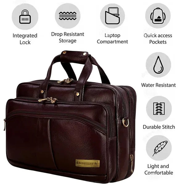 100%_Pure_Leather_Brown__Laptop_Bag_for_Men_and_Women_(3_Years_warranty)