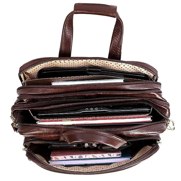 100%_Pure_Leather_Brown__Laptop_Bag_for_Men_and_Women_(3_Years_warranty)