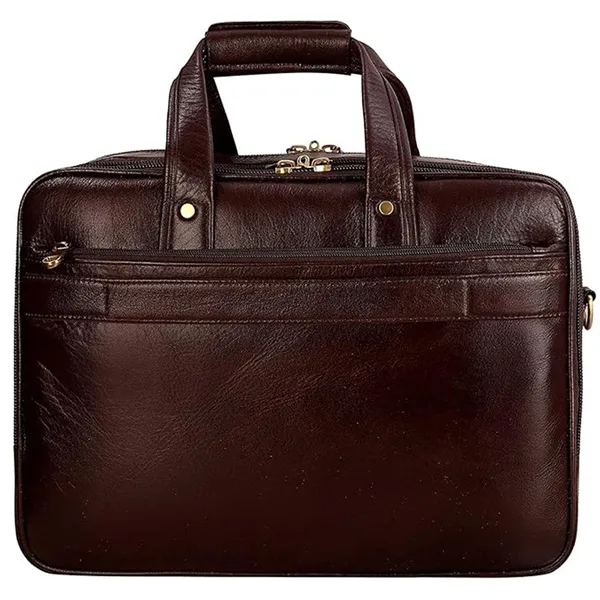 100%_Pure_Leather_Brown__Laptop_Bag_for_Men_and_Women_(3_Years_warranty)
