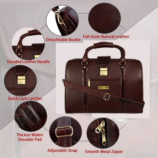 100%_Pure_Leather_Brown__Laptop_Bag_for_Men/Women_(3_Years_warranty)