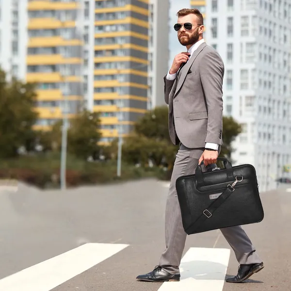 100%__Pure_Leather_Black_Laptop_Bag_(3_Years_warranty)