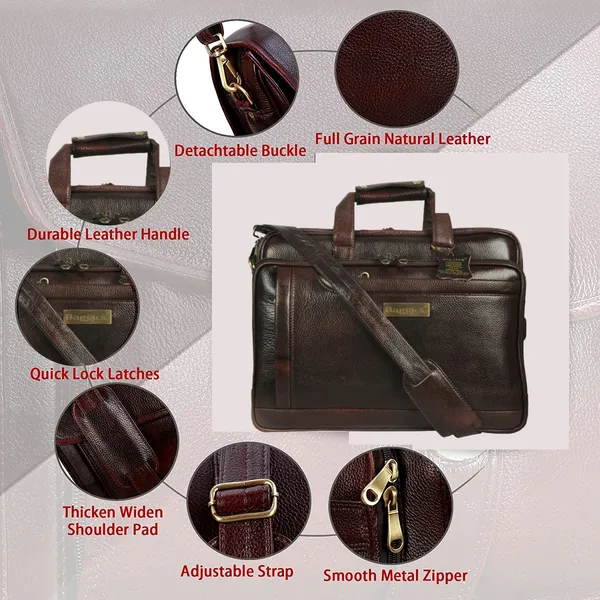 Pure leather laptop bags online shop