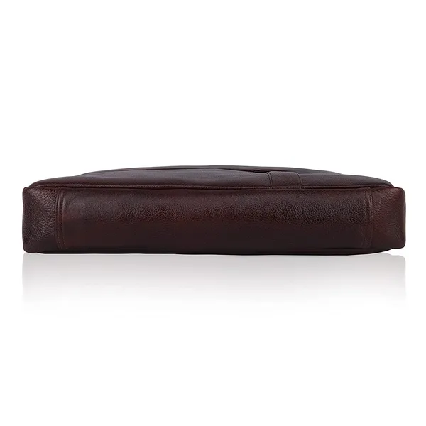100%_Pure_Leather_Dark_Brown_Laptop_bag_(3_Years_warranty)