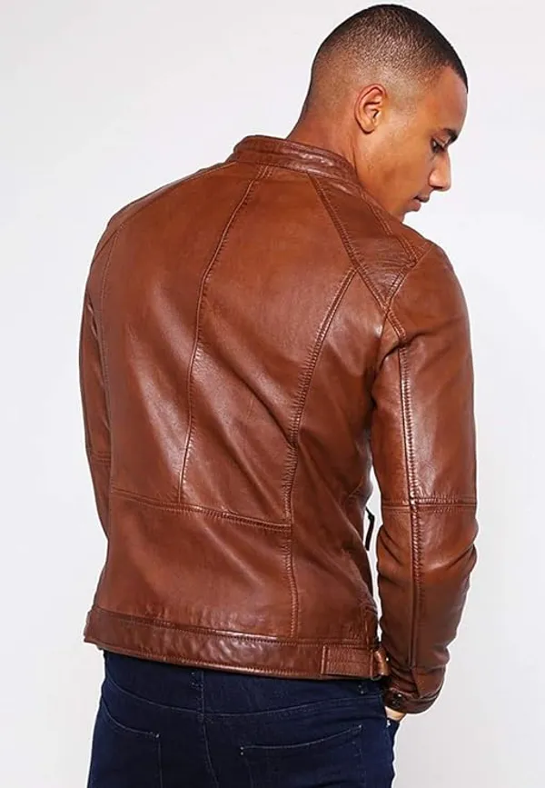 BAG_JACK_-_Clean-Cut_Classic_with_Cool,_Eye-Catching_Detailing_Sheep_Nappa_Leather_Jacket