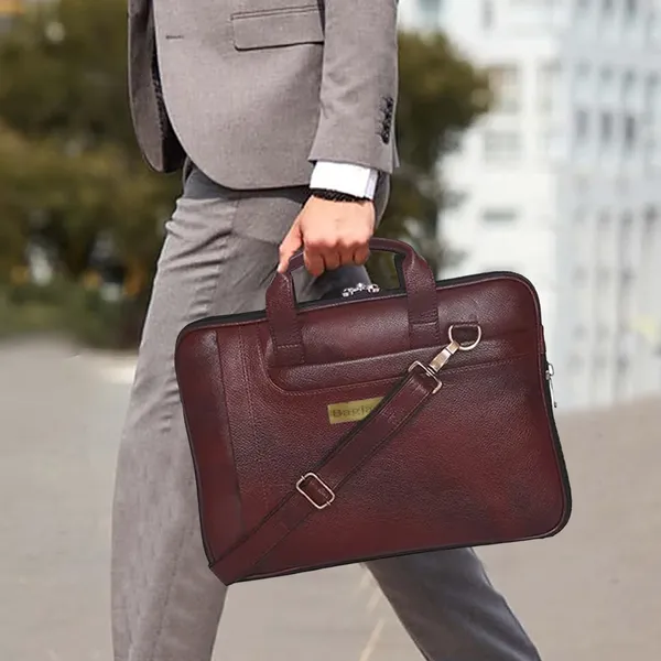 100%_Pure_Leather_Brown_Laptop_Bag_(3_Years_warranty)
