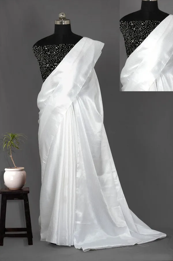 Groovy_White_Soft_Silk_Saree