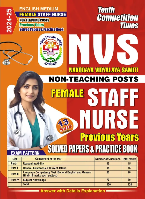 POD)_English_Medium)_Female_Staff_Nurse_Non_Teaching_Posts_Previous_Years_Solved_Papers_&_Practice_Book_(2024-25)