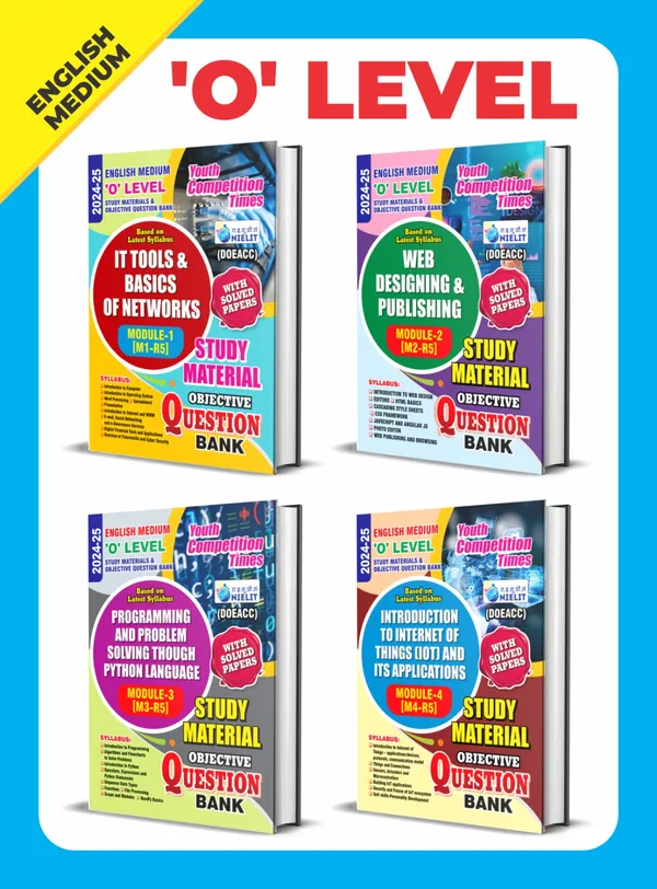 POD_English_Medium_O_Level_Study_Material_Objective_Question_Bank_IT_Tools_&_Basics_Of_Network_Web_Designing_&_Publishing_Programming_Problem_Solving_Python_Language_ITS_Applications_2024-25