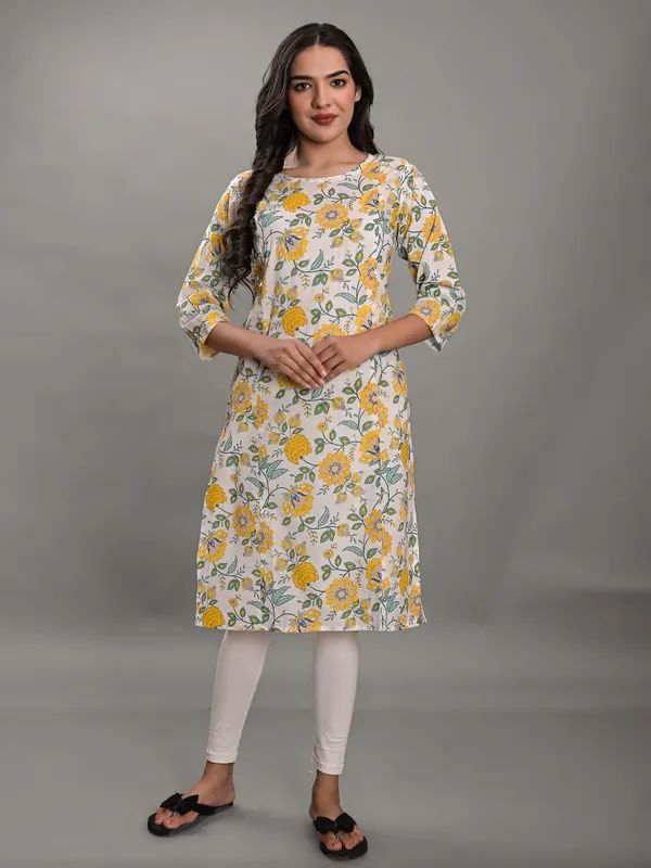 White_Jaipuri_Maternity_And_Feeding_Kurti