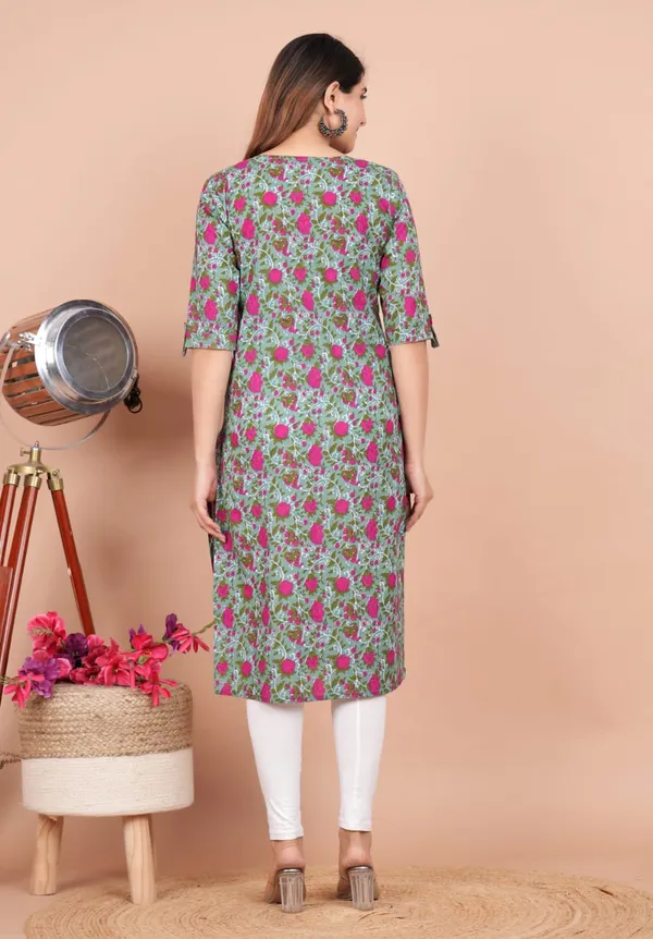 Multi_Pink_Floral_Maternity_And_Feeding_Kurti