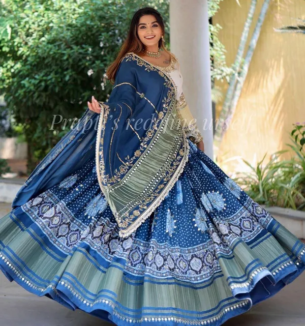 Buy online Zari Dori Sequence Work Lehenga Choli With Attached Dupatta from  ethnic wear for Women by Mahika for ₹2769 at 80% off | 2024 Limeroad.com