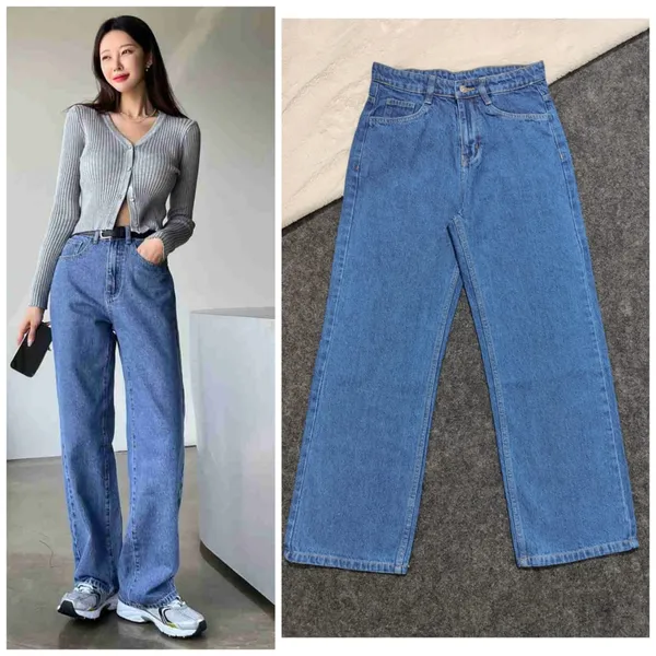 Dimco_Vinco_Off_Blue_Bell_bottom_Style_Denim_Jeans_For_Women