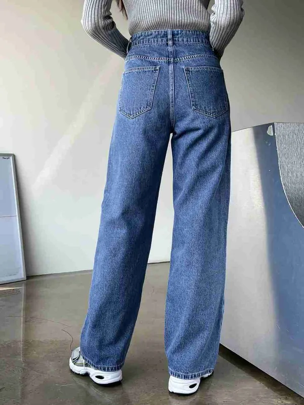 Dimco_Vinco_Off_Blue_Bell_bottom_Style_Denim_Jeans_For_Women