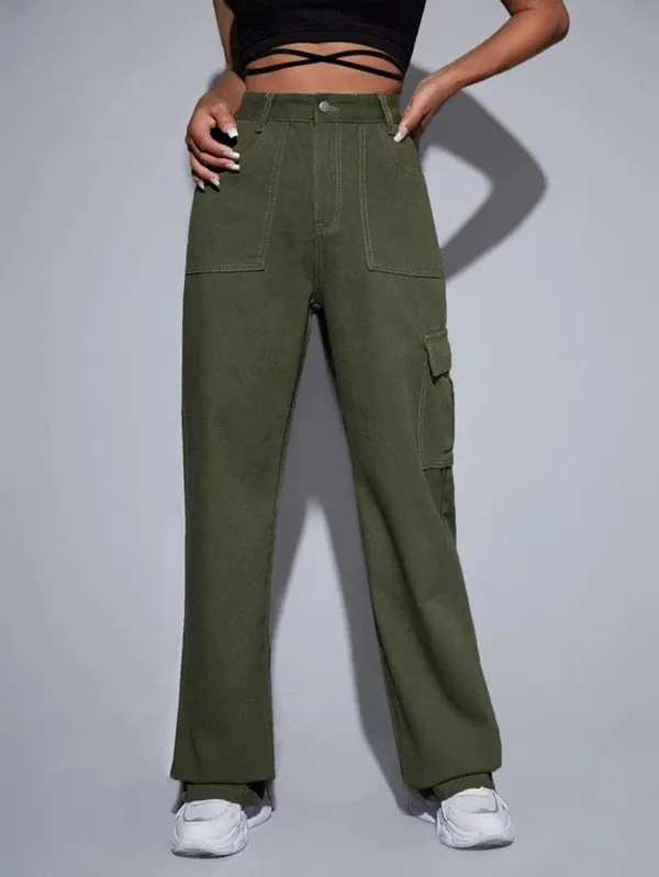 Premium_Baggy_Fit_Camouflage_Printed_Jeans_For_Women_(Green)