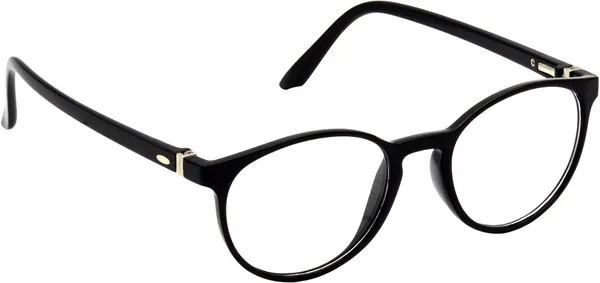 Zero_Power_Blue_Ray_Cut_Computer_Glasses_For_Men_&_Women_|_Black