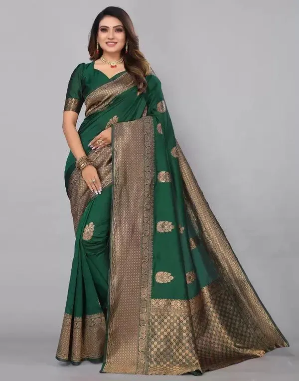 Women's_Zari_Woven_Banarasi_Silk_Beautiful_Ethinic_Wear_Saree_With_Unstiched_Blouse_Piece