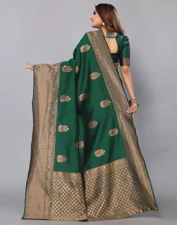 Women's_Zari_Woven_Banarasi_Silk_Beautiful_Ethinic_Wear_Saree_With_Unstiched_Blouse_Piece