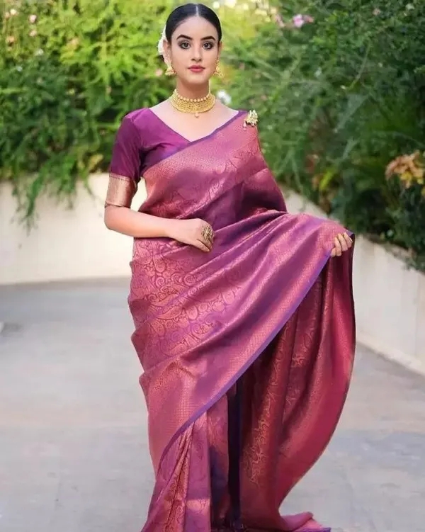 Woven_Kanjivaram_Jacquard,_Pure_Silk_Saree