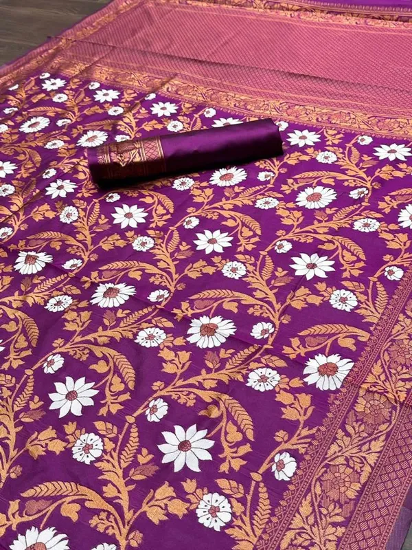 Shubh_Lichi_Slik_Banarasi_Saree