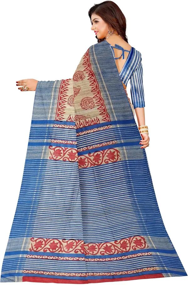 Self_Design_Handloom_Tussar_Silk_saree_for_women