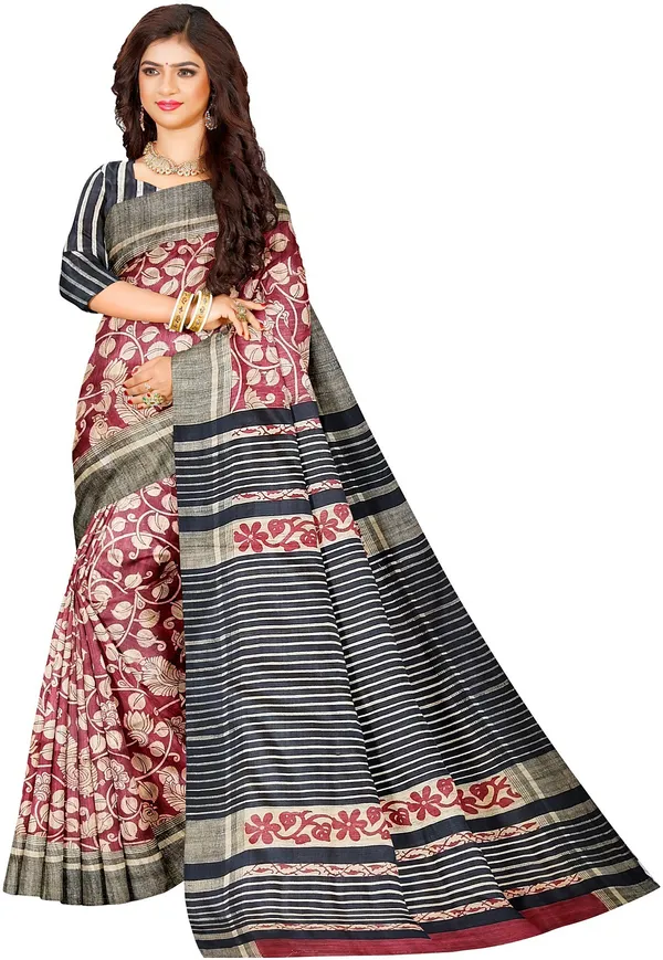 Self_Design_Handloom_Tussar_Silk_saree_for_women