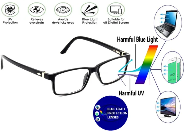 Zero_Power_Blue_Ray_Cut_Computer_Glasses_For_Kids_|_Black