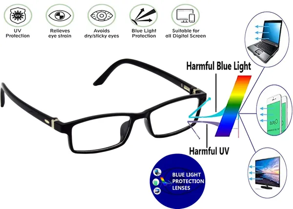Zero_Power_Blue_Ray_Cut_Computer_Glasses_For_Kids_|_Black