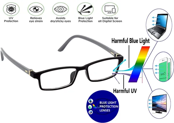 Zero_Power_Blue_Ray_Cut_Computer_Glasses_For_Kids_|_Black_&_Grey