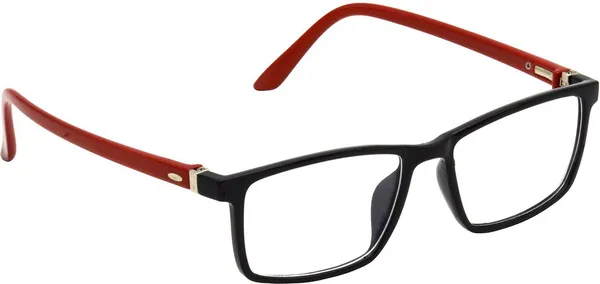 Zero_Power_Blue_Ray_Cut_Computer_Glasses_For_Men_&_Women_|_Red_&_Black