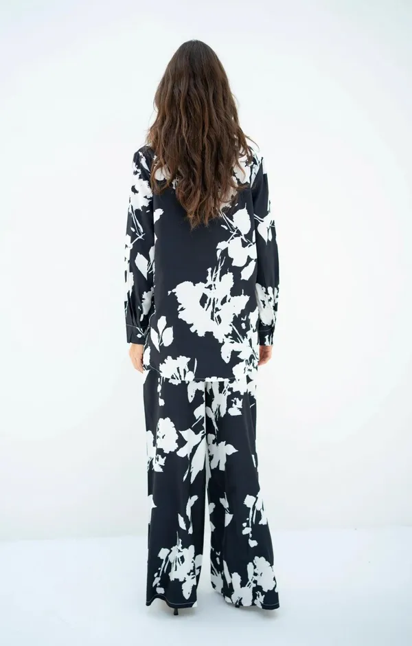 Satin_Silk_Party_Wear_Co-ords_Set_in_Black_and_Grey_With_Printed_Work