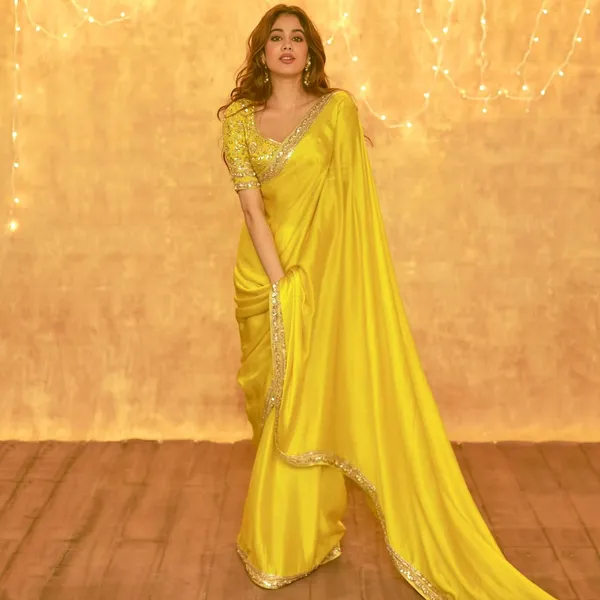Designer_Manish_Malhotra_Made_Yellow_Color_Pure_Chiffon_Silk_Saree