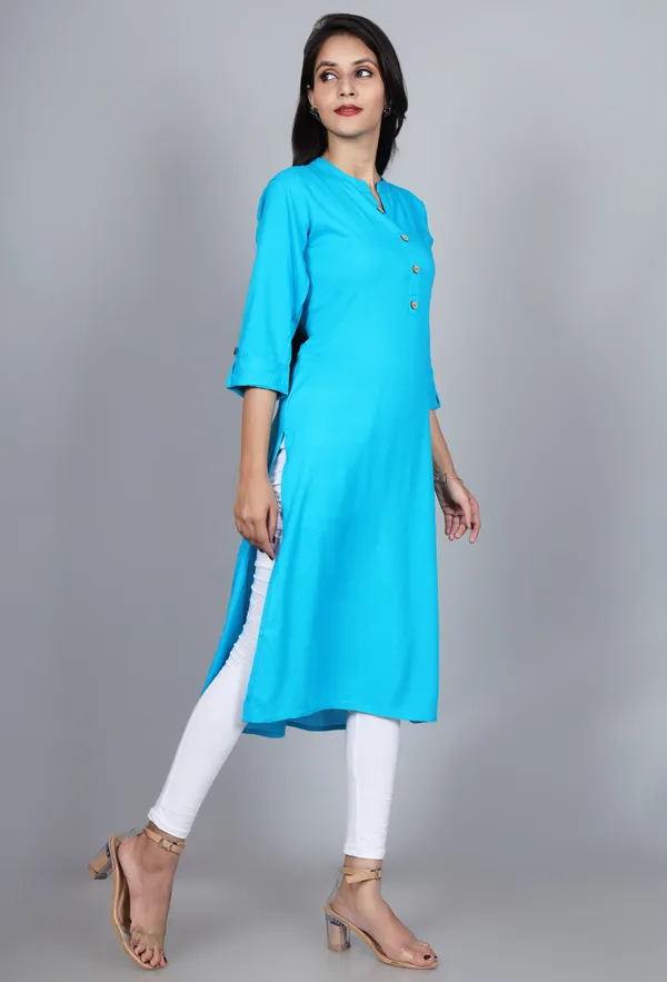Women_Solid_Straight_Kurta_(Light_Blue)