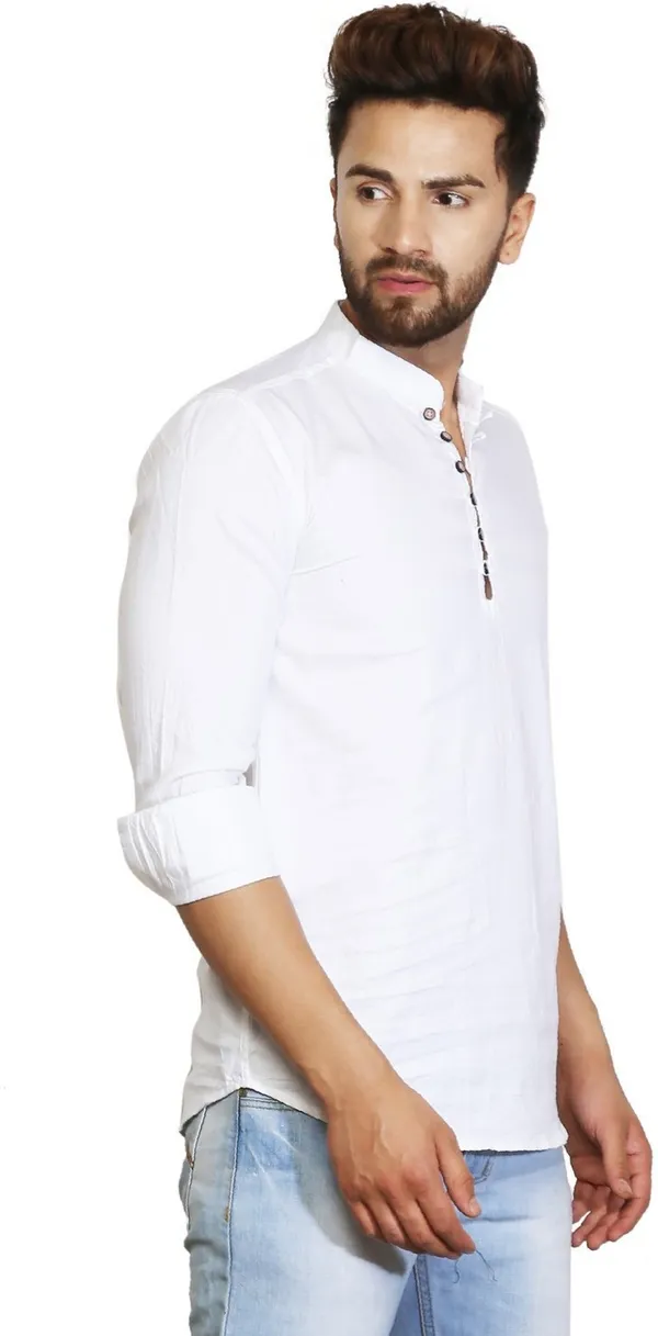 Men_Solid_Straight_Kurta_(White)