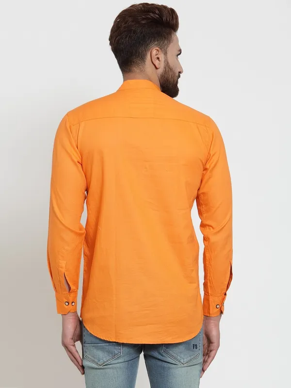 Men_Solid_Straight_Kurta_(Yellow)