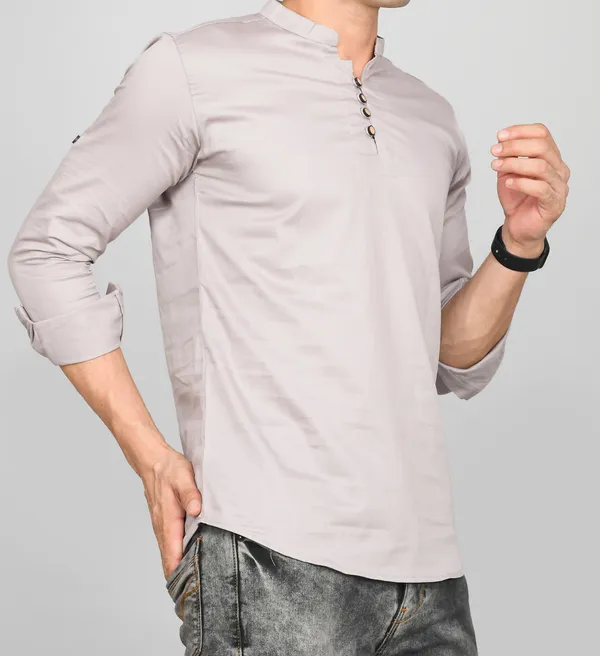 Men_Solid_Straight_Kurta_(Grey)
