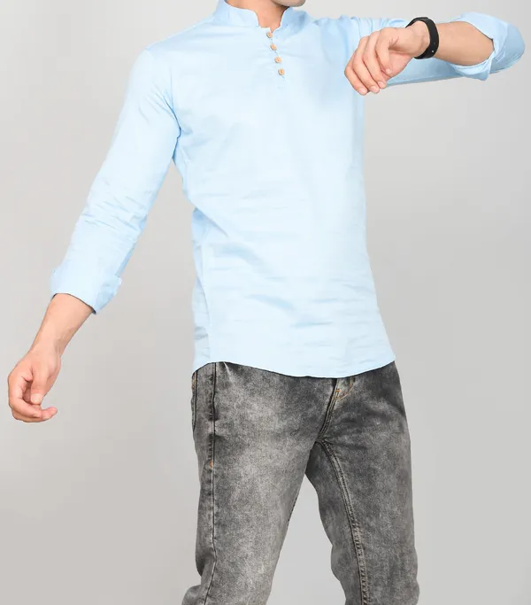 Men_Solid_Straight_Kurta_(Light_Blue)