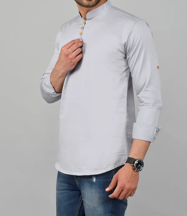 Men_Solid_Straight_Kurta_(Grey)